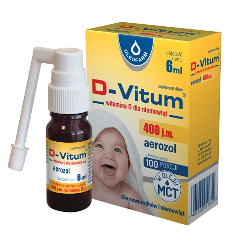 D-Vitum 400 j.m.- aerozol, 6 ml