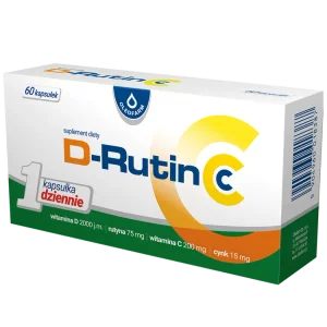 D-Rutin CC rutyna witamina C, 60 kapsułek