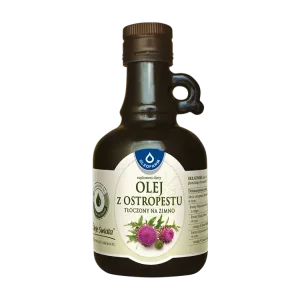 Olej z ostropestu tłoczony na zimno, 250 ml