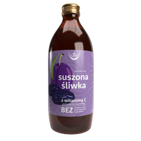 Suszona śliwka, sok z suszonych śliwek z naturalną witaminą C 500 ml