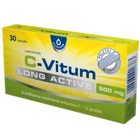 C-Vitum Long Active, 500 mg - witamina C o przedłużonym uwalnianiu