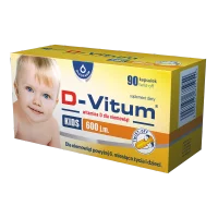 D-Vitum KIDS witamina D dla dzieci 600 j.m., 90 kapsułek twist-off