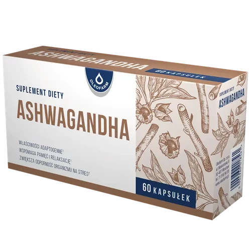 Ashwagandha, 60 kapsułek