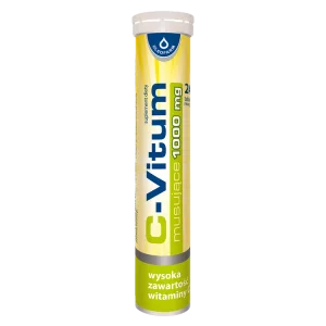 C-Vitum witamina C 1000 mg, 24 tabletki musujące