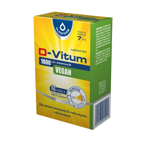 D-Vitum 1000  j.m. VEGAN – aerozol, 7 ml