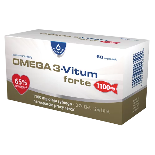 Omega 3 - Vitum forte, 60 kapsułek 