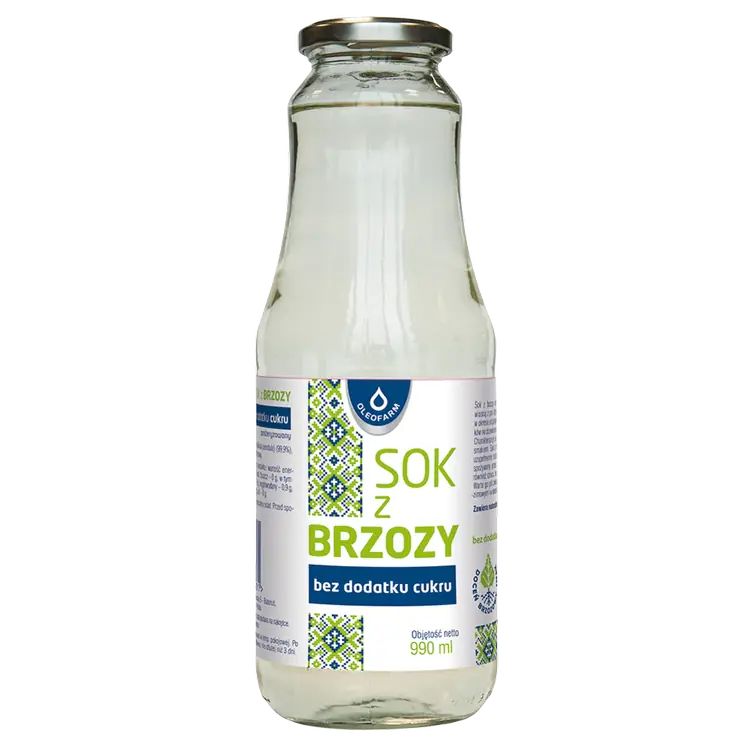 Sok z brzozy, bez dodatku cukru, 990 ml