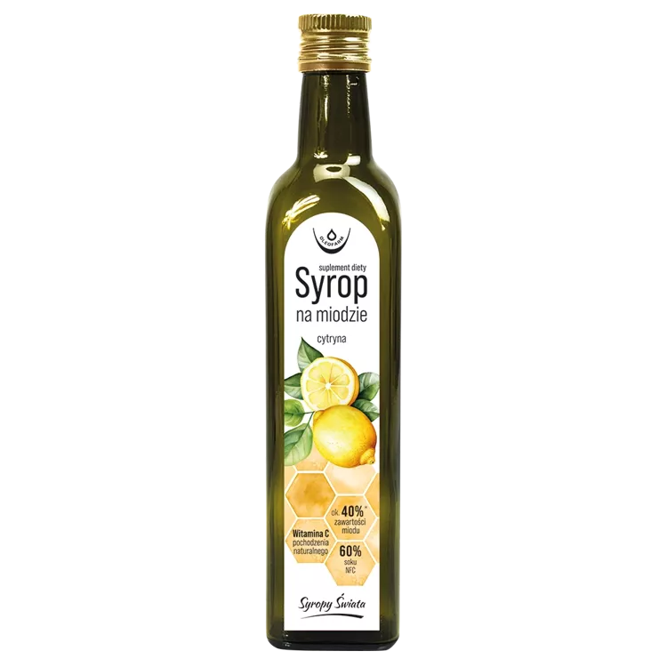 Syrop na miodzie cytryna, 250 ml