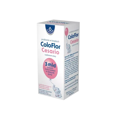 Coloflor Cesario, probiotyk w kroplach, 5 ml