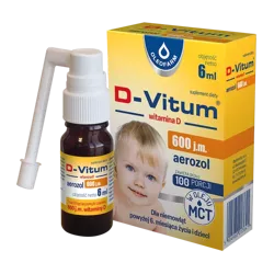 D-Vitum witamina D 600 j.m. aerozol, 6ml